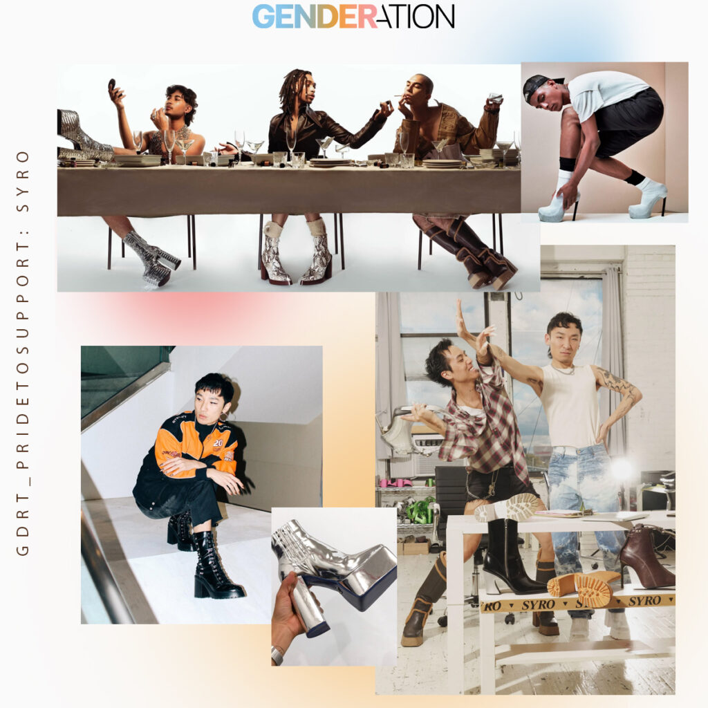 Pride to Support: SYRO แบรนด์รองเท้าส้นสูงสำหรับผู้ชาย การท้าทายบรรทัดฐานทางเพศผ่านแฟชั่น