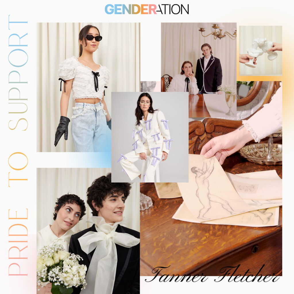 Pride to Support: Tanner Fletcher แบรนด์ชุดแต่งงานโดยคู่รักที่อยากท้าทายบรรทัดฐานทางเพศ