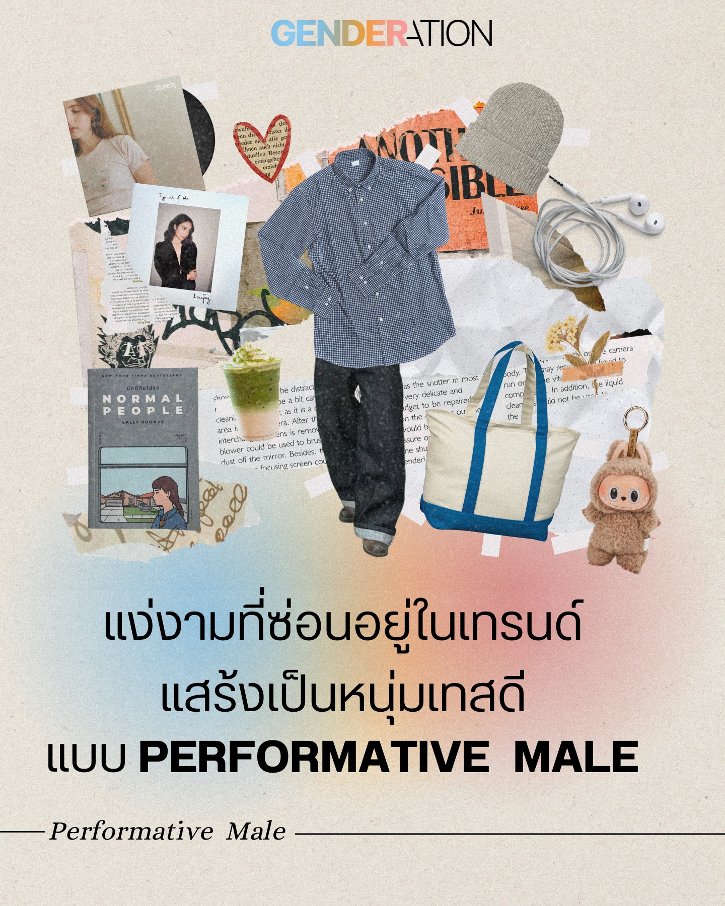 แง่งามที่ซ่อนอยู่ในเทรนด์แสร้งเป็นหนุ่มเทสดีแบบ Performative Male แฟชั่นและเพศสภาพ GENDERATION