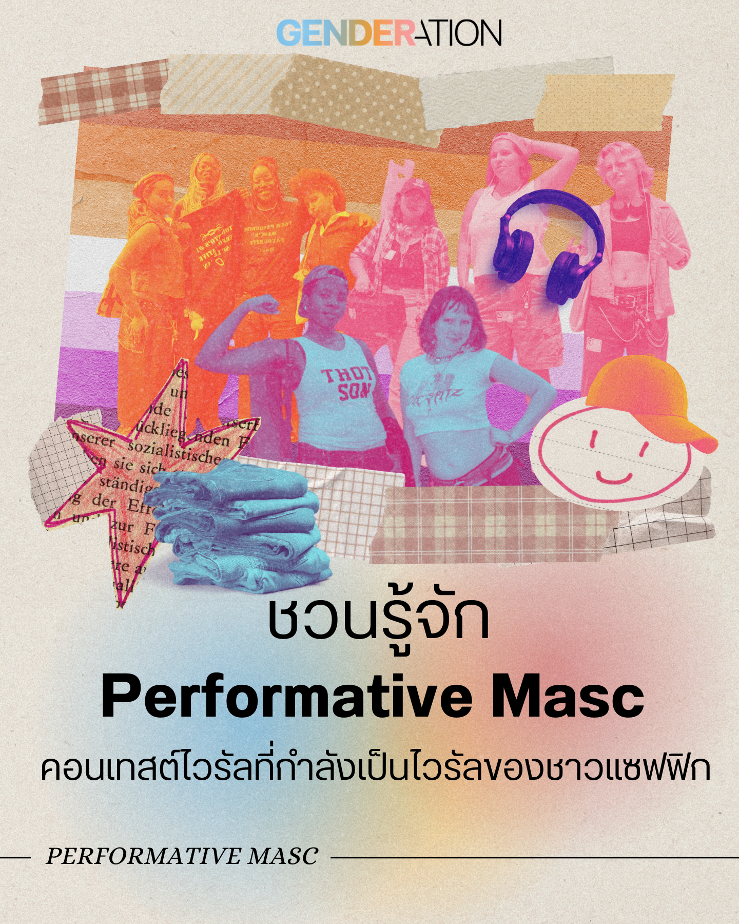 ชวนรู้จัก Performative Masculinity ความเป็นชายที่ถูกสร้างขึ้นมา